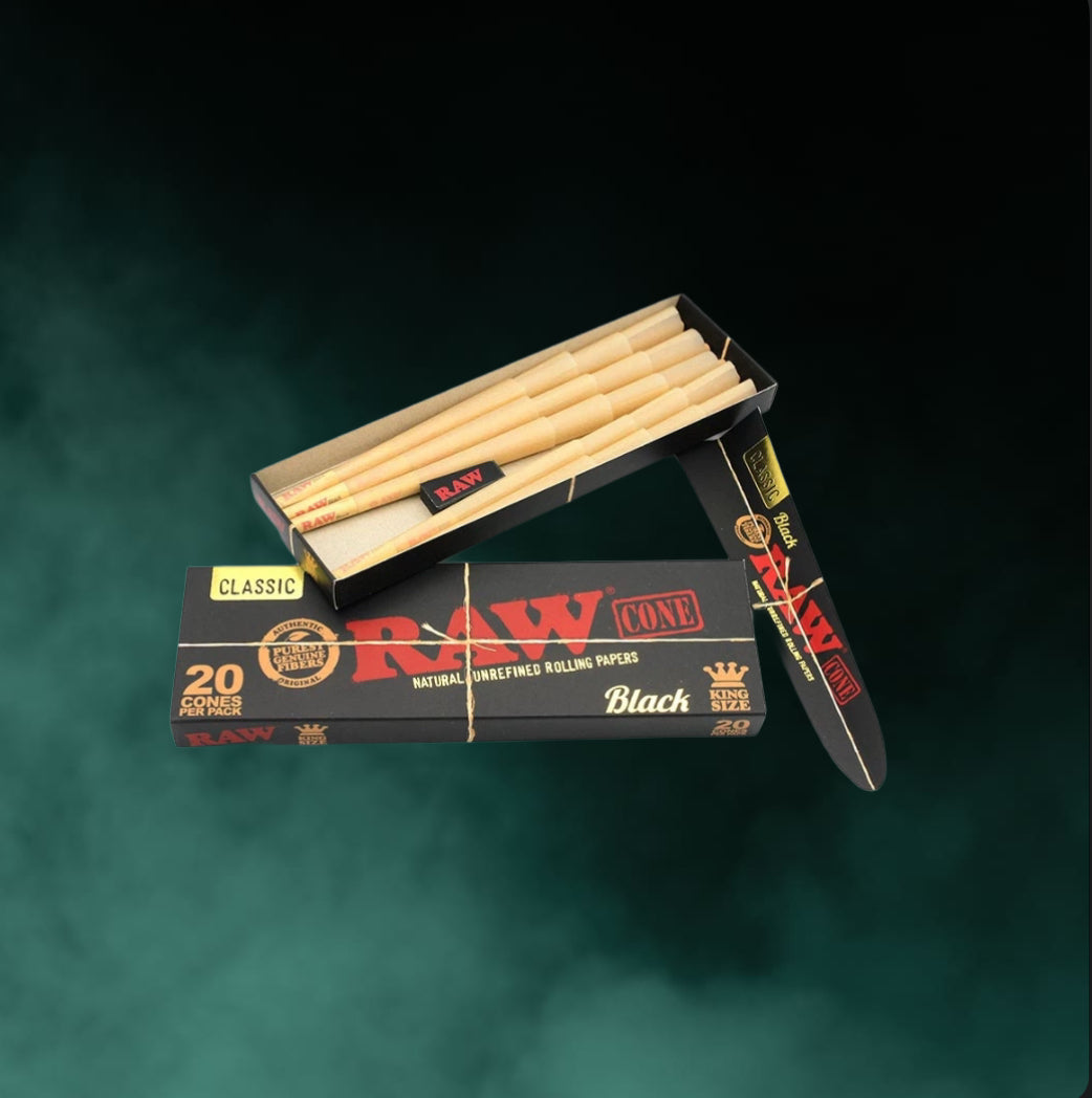 RAW Black PreRolled - 20er Pack