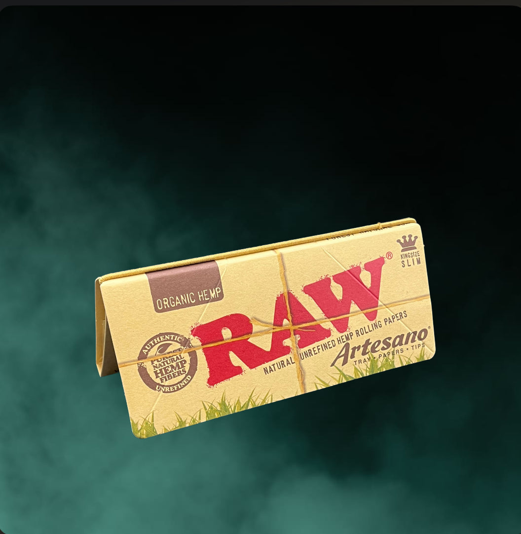 RAW Artesano Classic King Size Slim + Tips + Drehunterlage - Einzeln