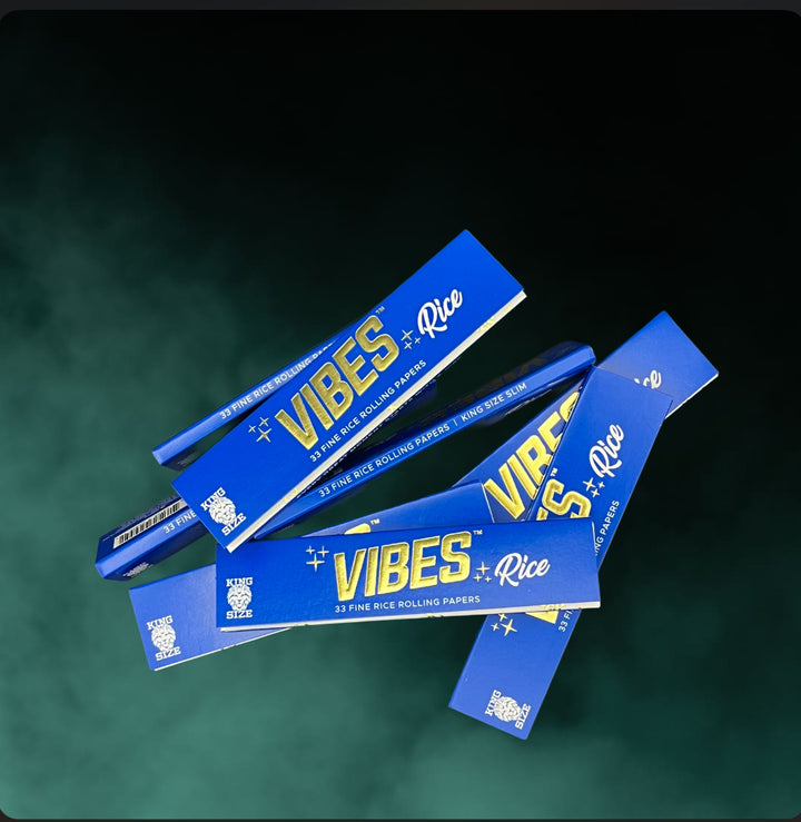VIBES King Size Slim Rolling Paper Rice - Einzeln