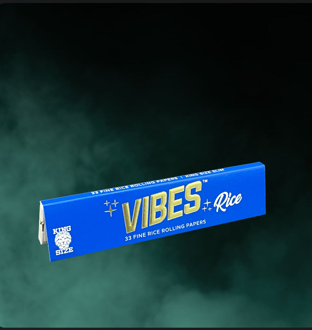 VIBES King Size Slim Rolling Paper Rice - Einzeln