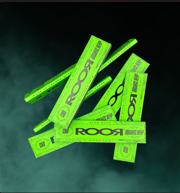 RooR Rolling Paper - Slim - Organic Hemp - Einzeln